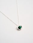 Whistle Accessories Molten Gemstone Necklace, Silver product photo View 03 S