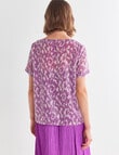 Jigsaw Sequin Echo Top, Orchid product photo View 02 S