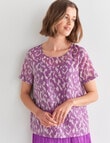 Jigsaw Sequin Echo Top, Orchid product photo View 05 S