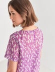 Jigsaw Sequin Echo Top, Orchid product photo View 06 S