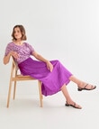 Jigsaw Crinkle Skirt, Orchid product photo View 03 S