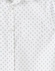 Mac & Ellie Short Sleeve Shirt, White product photo View 02 S