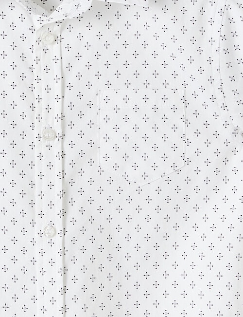 Mac & Ellie Short Sleeve Shirt, White product photo View 02 L
