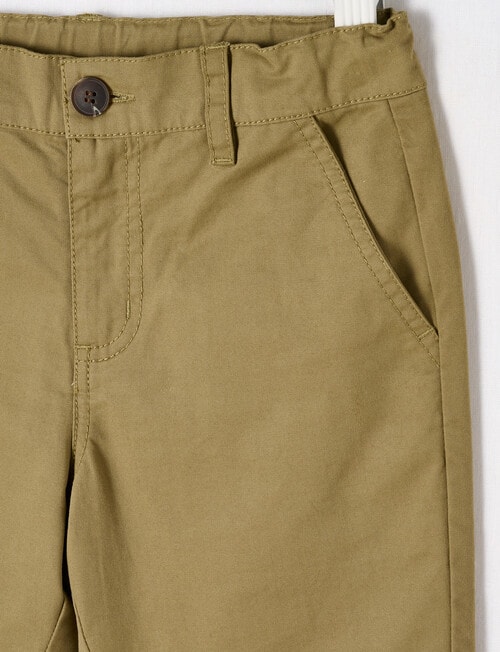 Mac & Ellie Woven Chino Short, Moss product photo View 03 L