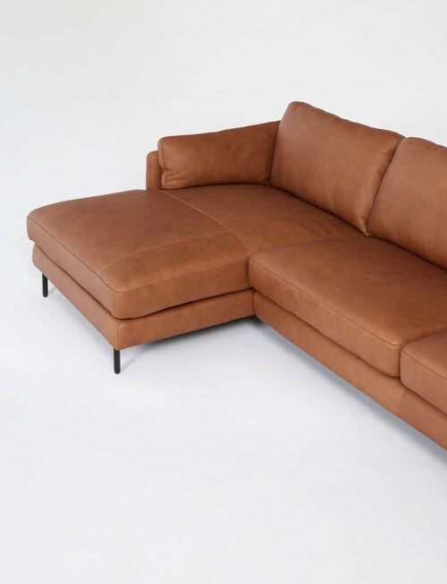 LUCA Rio Leather 2.5 Seater Sofa with Left Hand Chaise product photo View 02 L