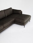 LUCA Furniture Rio Leather 2.5 Seater Sofa with Right Hand Chaise, Espresso product photo View 02 S