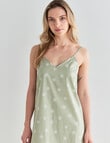 Mineral Lounge Floral Nightie, Sage product photo View 04 S