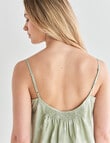Mineral Lounge Floral Nightie, Sage product photo View 05 S