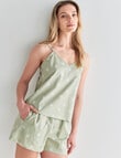 Mineral Lounge Floral Cami, Sage product photo View 05 S