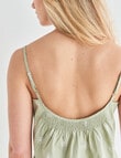 Mineral Lounge Floral Cami, Sage product photo View 06 S