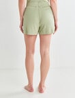Mineral Lounge Rib Knit Short, Sage product photo View 02 S