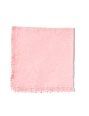 Stevens Fringe Napkin, 45cm, Pink product photo