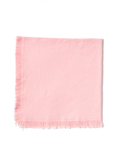 Stevens Fringe Napkin, 45cm, Pink product photo