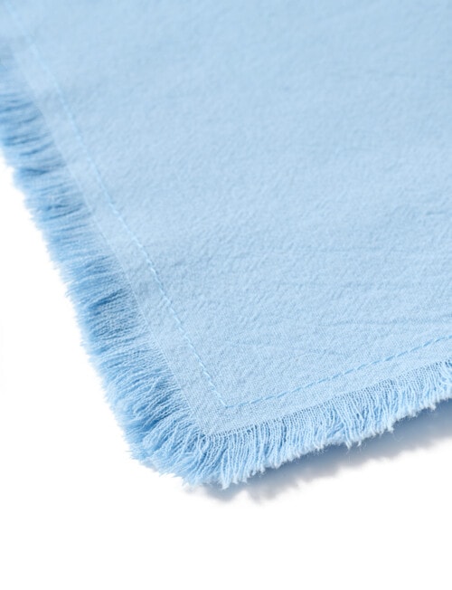 Stevens Fringe Napkin, 45cm, Light Blue product photo View 02 L