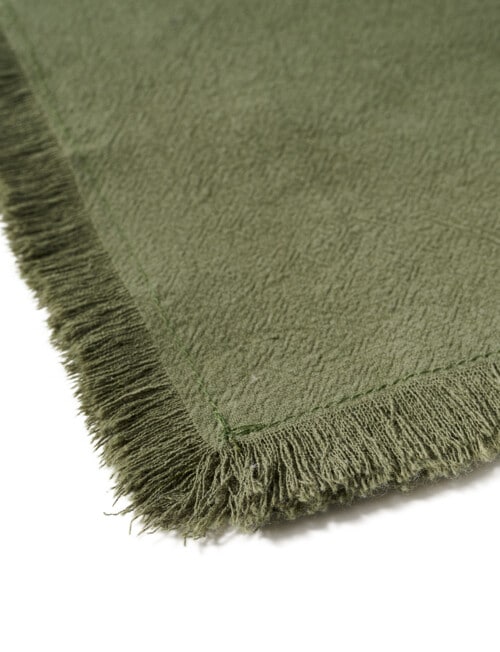 Stevens Fringe Napkin, 45cm, Green product photo View 02 L