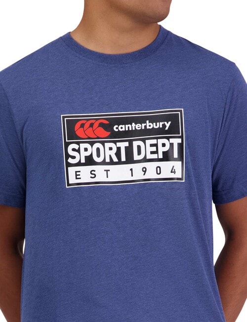Canterbury Sport Dept T-Shirt, Denim Marle product photo View 05 L