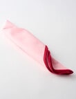 Amy Piper Duo Napkin, 45cm, Pink & Red product photo View 02 S