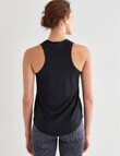Superfit Texture Tank Top, Black product photo View 02 S