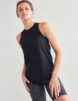 Superfit Texture Tank Top, Black product photo View 06 S