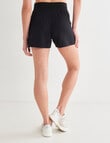 Superfit French Terry Knit Short, Black product photo View 02 S
