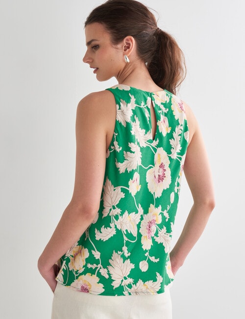 State of play Day Lily Print Top, Green product photo View 02 L