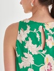 State of play Day Lily Print Top, Green product photo View 06 S