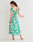 State of play Day Lily Print Midi Dress, Green product photo View 02 S