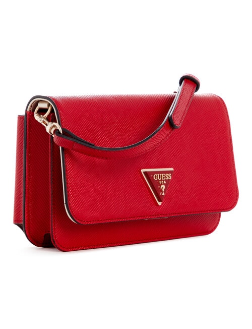 Guess Noelle Xbody Flap Organizer, Red product photo View 03 L