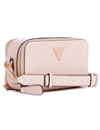 Guess Breana Double Zip Crossbody, Light Rose product photo View 03 S