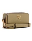 Guess Breana Double Zip Crossbody, Sage product photo View 03 S