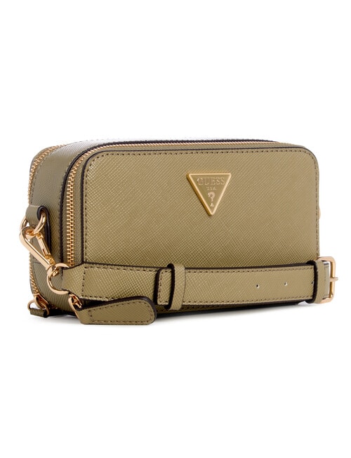 Guess Breana Double Zip Crossbody, Sage product photo View 03 L
