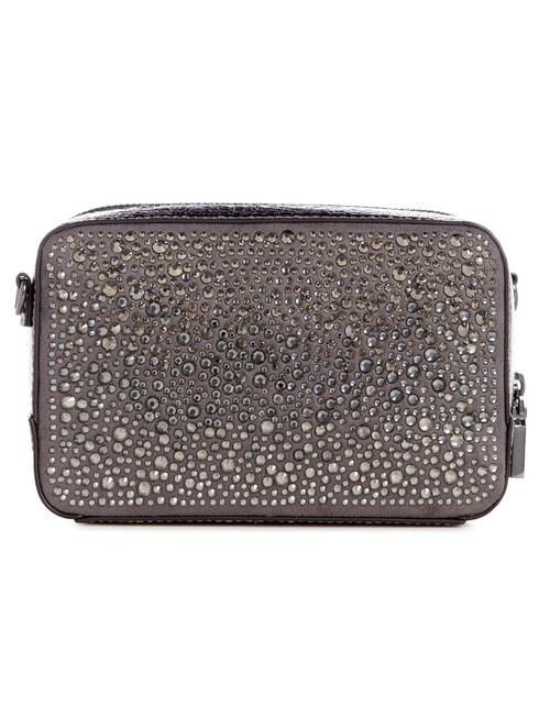 Guess Lua Mini Top Zip Crossbody, Pewter product photo View 02 L