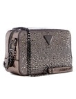 Guess Lua Mini Top Zip Crossbody, Pewter product photo View 03 S