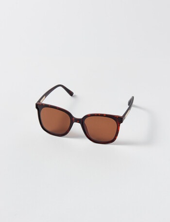 Gasoline Hepburn Tortoiseshell Sunglasses, Brown product photo