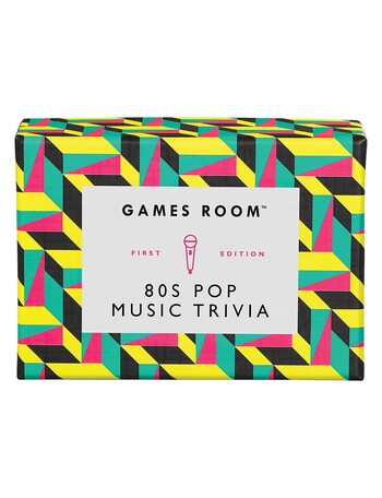 GAMES ROOM 80's Pop Music Quiz product photo