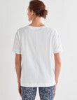 Superfit Oversize Tee, Graphic White product photo View 02 S