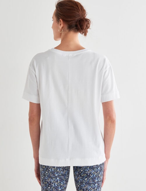 Superfit Oversize Tee, Graphic White product photo View 02 L