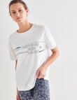 Superfit Oversize Tee, Graphic White product photo View 05 S