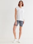 Superfit Extended Sleeve Modal Tee, White product photo View 03 S