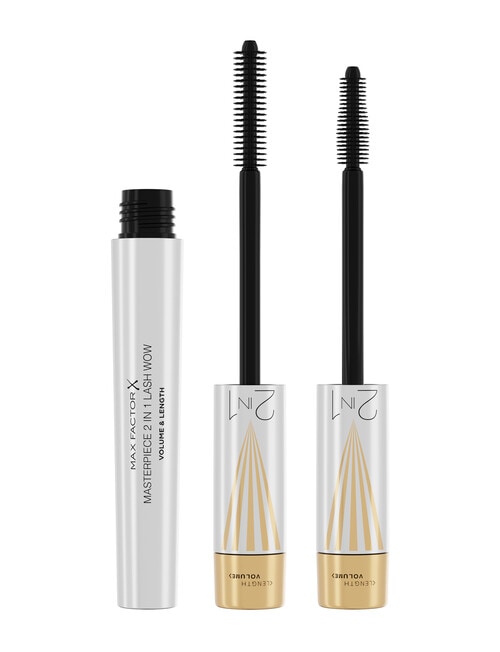 Max Factor Masterpiece 2-in-1 Lash WOW Maximiser Mascara, Black product photo