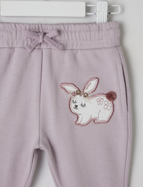 Teeny Weeny Bunny Transeasonal Track Pant, Lilac product photo View 02 L