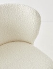 LUCA Avril Dining Chair, Boucle, White product photo View 05 S