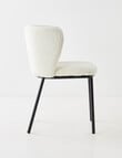 LUCA Avril Dining Chair, Boucle, White product photo View 07 S