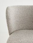LUCA Avril Dining Chair, Boucle, Grey product photo View 05 S
