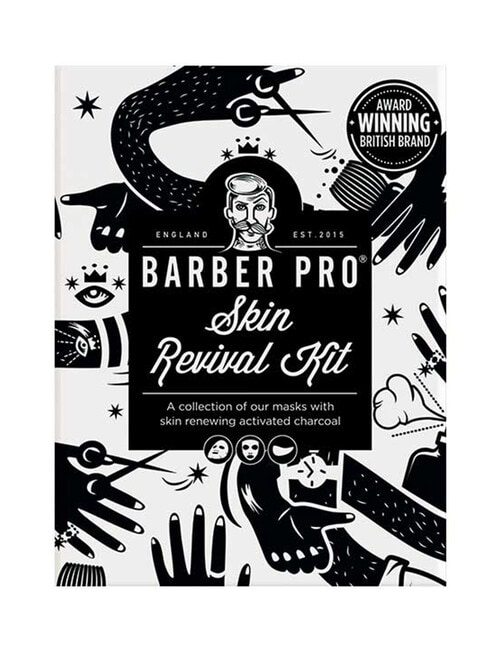 Barber Pro Skin Revival Kit, Set of 4 Masks product photo View 02 L