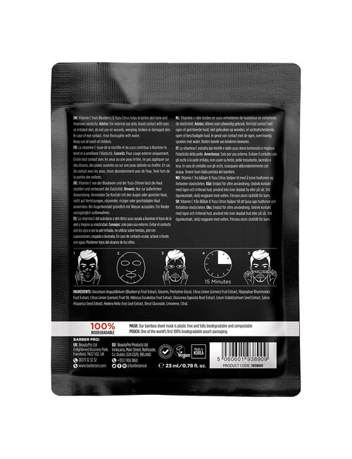Barber Pro Anti-Ageing Face Mask, Vitamin-C product photo View 02 L