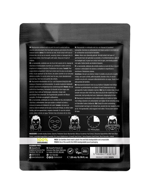 Barber Pro Blemish Control Face Mask, Niacinamide product photo View 02 L