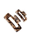 xoBeauty Claw Hair Clip Set, Nude Tortoiseshell product photo