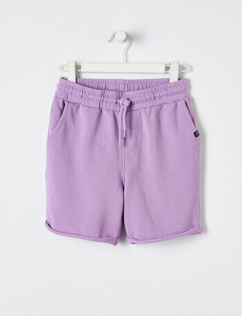 Mac & Ellie Garment Dye Knit Short, Lavender product photo