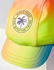 Wavetribe Palm Marble Legionnaire Cap, Yellow product photo View 02 S